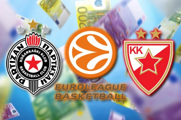 OBJAVLJENA LISTA NAJPLAĆENIJIH IGRAČA EVROLIGE: Partizanov as treći po zaradi u Evropi, Amerikanac iz Zvezde Meridianbet deveti!