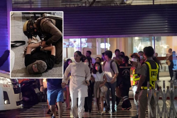 OVAKO JE IZGLEDALO HAPŠENJE TAJLANDSKOG KOSTE KECMANOVIĆA! Dečak (14) na glavi imao kapu sa OVIM znakom! (FOTO, VIDEO)