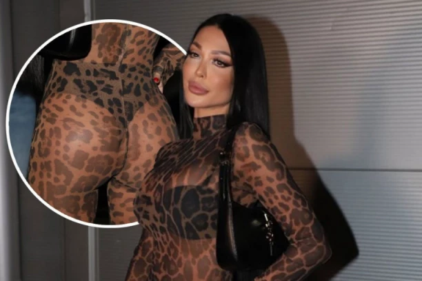 PREMIJERNO POKAZIVANJE NOVE ZADNJICE: Maja stigla u Šimanovce u PROVIDNOM KOMBINEZONU, svi joj vide DONJI VEŠ! (FOTO)