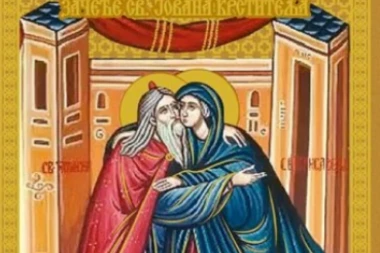 SUTRA JE CRNO SLOVO I VELIKI PRAVOSLAVNI PRAZNIK: Slavimo Začeće Svetog Jovana Krstitelja!