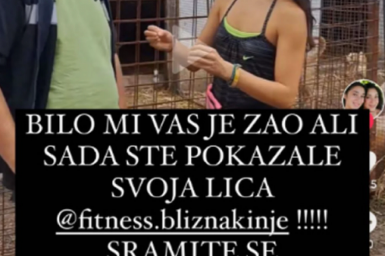 Sara Stanković osudila fitnes bliznakinje