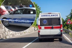 MEĐU POVREĐENIMA I PETOMESEČNA BEBA! Teška nezgoda kod Kolašina: Vozač udario u betonski stub!