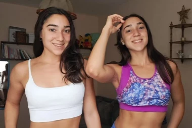 "VREME JE DA UŽIVAŠ U ŽIVOTU" Pas Beki kog su NAPUSTILE Fitnes bliznakinje konačno pronašao DOM! (VIDEO)