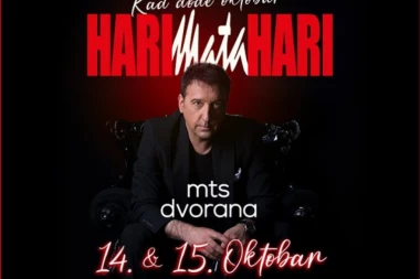 POKLANJAMO 2X2 KARTE ZA KONCERT HARIJA MATA HARIJA 16.10.2023 PONEDELJAK U MTS DVORANI