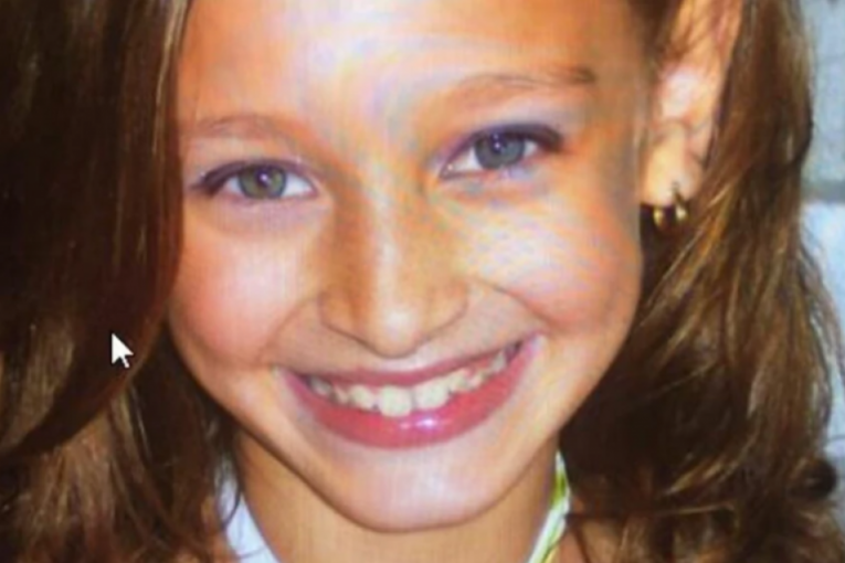 Luna Đogani kad je bila mala