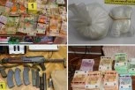 ČLANOVI BALKANSKOG KARTELA "PALI" U HRVATSKOJ: Zaplenjene ogromne količine oružja, novca i droge! Među uhapšenima i JEDNA ŽENA!