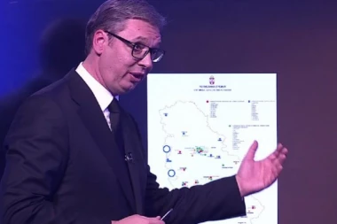 OPREMAJU SE ZDRAVSTVENE USTANOVE: Vučić pokazao mapu
