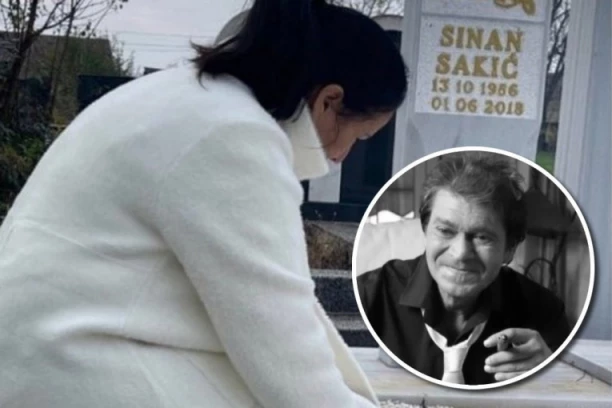SINANOVA ĆERKA SE SLOMILA NA NJEGOVOM GROBU! Prizor koji razara dušu na komade: Čujem ANĐELE kako te slave (FOTO)