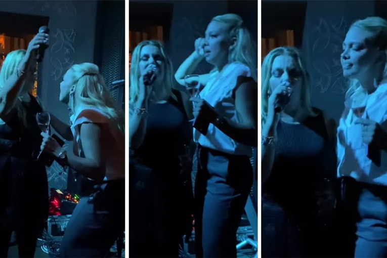 Milica Todorović plače na rođendanu