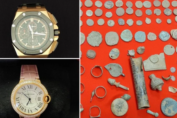 KOD CARINE IMA SVEGA, OD TOMOSA DO ROLEKSA: Za 20. oktobar zakazana licitacija oduzete robe, među kojom su i luksuzni komadi!