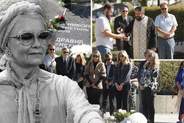 ODRŽAN POMEN MILENI DRAVIĆ: Bratanica čuvene glumice RONILA SUZE na grobu u Aleji velikana (FOTO)