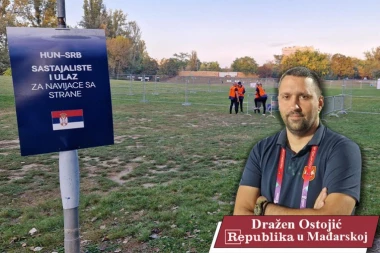 KROZ ŠLJIVIKE I LIVADE: Republika u fan-zoni sa Srbima, opsežna kontrola i mere za srpske navijače