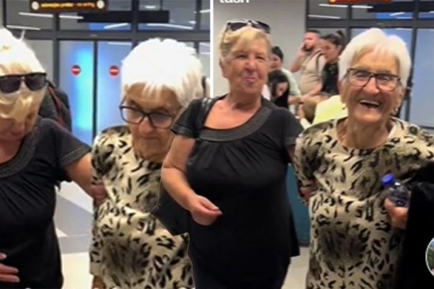 HIT SNIMAK SA AERODROMA U BEOGRADU! Baka (90) se posle mnogo godina vratila u Srbiju, usledilo je nešto NEOČEKIVANO! (VIDEO)