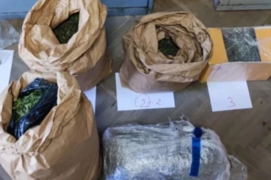 HAPŠENJE U NOVOM SADU: Zaplenjeno oko 34 kilogarma marihuane (FOTO)