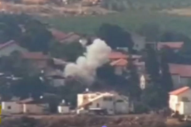 HEZBOLAH NAPAO IZRAEL! Kuće lete u vazduh, od dima se ništa ne vidi!