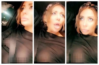 SKANDALOZAN SNIMAK ANE NIKOLIĆ: Golim grudima se se snimala tokom vožnje, SVI SU U ŠOKU!