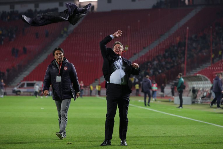 Slavlje selektora nakon trijumfa nad selekcijom Crne Gore