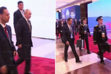 PUTINOVO NUKLEARNO KOFERČE U PEKINGU: Uz predsednika Rusije putuje i "čeget", u aktovki je KLJUČ za nuklearni napad! (VIDEO)