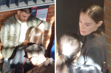 MILAN MARIĆ GRLI I TEŠI UCVELJENU MILENU! Potresan momenat ispred sudnice, glumac je NE ISPUŠTA IZ RUKE: Ne brini, sve će biti u redu (VIDEO)