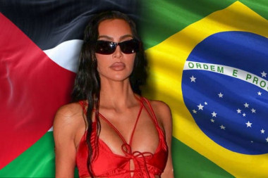NAJVEĆI BLAM RIJALITI ZVEZDE? Pred maloletnom ćerkom pomešala zastave Palestine i Brazila, a OVAKO je brane fanovi! (VIDEO)