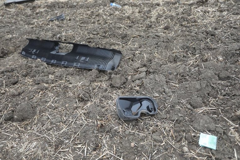 Automobil Darka Lazića nakon nezgode