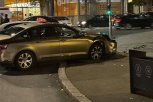 UDES U CENTRU BEOGRADA: Uništeni automobili završili na trotoaru! (VIDEO)