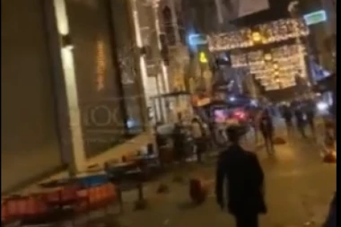 NEMCI DOBILI BATINE: Huligani napravili SAČEKUŠU! Sevalo NA SVE STRANE! (VIDEO)