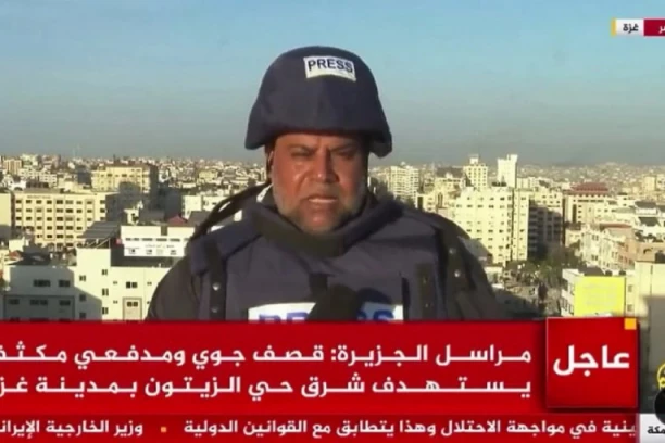 NOVINAR HEROJ! Ubili su mu porodicu u izraelskom bombardovanju, ali on je nastavio da IZVEŠTAVA!