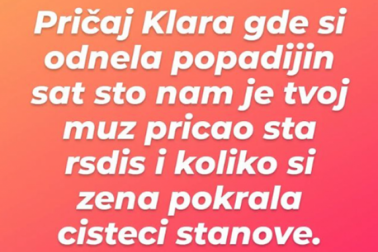 Marija Kulić uzvraća udarac dadilji Klari