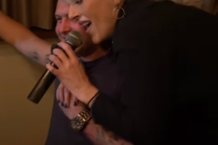 Stefan Karić u provodu sa Suzanom Perović