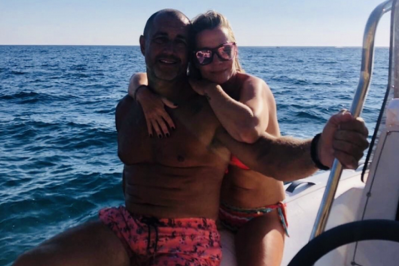 Tanja Rađenović sa suprugom