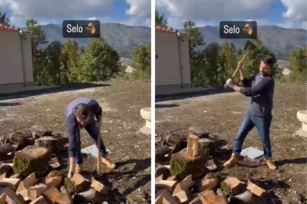 PREDSEDNIK U IZDANJU KAKVO DO SAD NISTE VIDELI! Cepa drva uz ovu pesmu, a lajkovi samo pljušte (VIDEO)