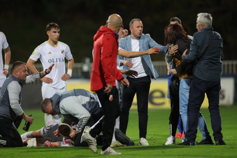 Teška povreda Vojina Serafimovića