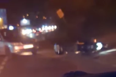UDES NA SMEDEREVSKOM PUTU! Motociklista oboren, policija na mestu nesreće! (VIDEO)