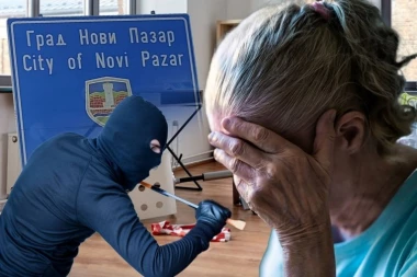 MOLILA SAM SE TRI SATA DA PREŽIVIM: Lopovi vezali staricu iz Novog Pazara, pa je pokrali i na zidu ispisali JEZIVI SIMBOL!