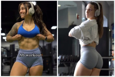 KAD ONA UĐE U TERETANU SVI ZANEME: Pljušte kritike na račun njene oskudne garderobe za vežbanje, komentari se samo nižu! (VIDEO)