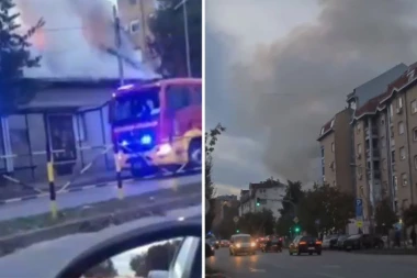POŽAR U NOVOM SADU: Gori krov kuće, veliki oblak dima prekrio grad! (FOTO+VIDEO)