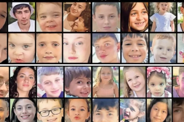 RODITELJI PREKLINJU HAMAS DA IM VRATE DECU: Ovo su lica 32 deteta koje su militanti odveli u tunele pod Gazom (FOTO)