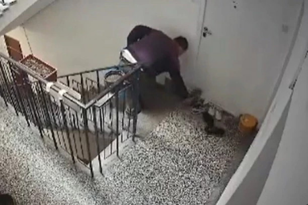 DOSTAVI HRANU, PA "DIGNE" PATIKE! Radnik "Volta" u epizodi - Lopov u zgradi! (VIDEO)