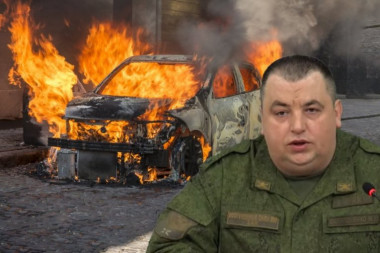 PRVE SLIKE AUTOMOBILA U KOME JE UBIJEN RUSKI ZVANIČNIK U UKRAJINI! Stakla popucala, automobil uništen! (FOTO)