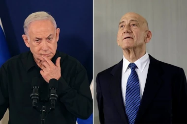 NETANJAHU JE MORALNO UNIŠTEN I NERVNO RASTROJEN: Bivši premijer Ehud Olmert: Svaki minut njegovog ostanka na vlasti je OPASNOST ZA IZRAEL