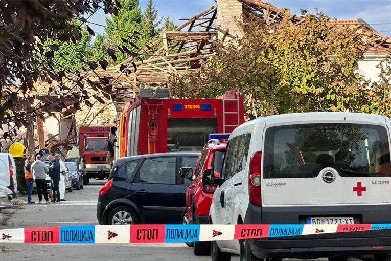 Kuća u kojoj  je bila eksplozija