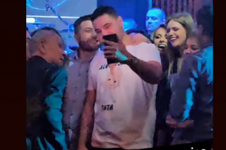 Ljuba Perućica slavli što je postao otac