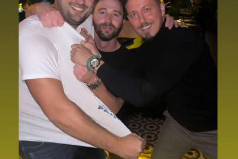 Ljuba Perućica slavli što je postao otac