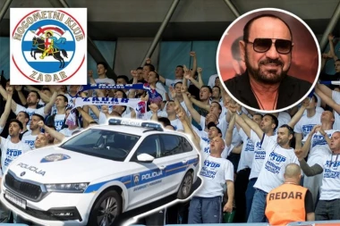 NAVIJAČI NAPRAVILI HAOS ZBOG MILETA KITIĆA: Policija morala da čuva fudbalere Zadra
