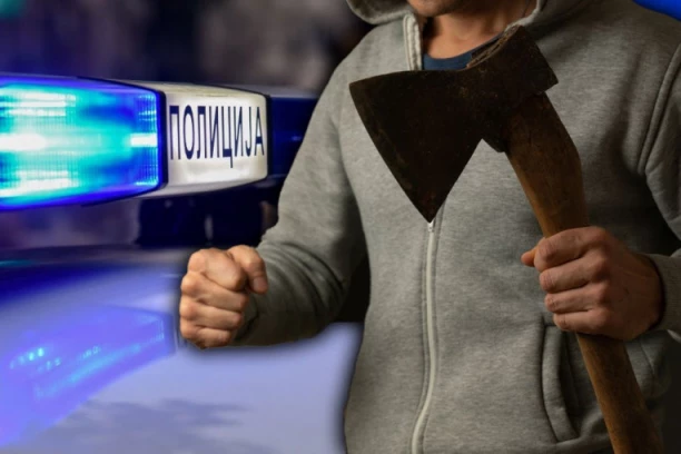 MUŠKARAC SEKIRU ZABIO U PULT, PA OJADIO DROGERIJU! Drama u Zemunu: Ukrao parfeme i kozmetiku, pretio radnicama!