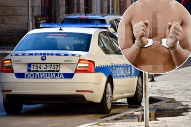 UHAPŠEN ZBOG OTMICE DEVOJKE: Akcija policije u Trebinju - muškarac priveden u donjem vešu (FOTO)