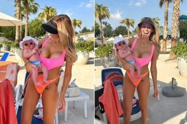 INFLUENSERKA SA DVOMESEČNOM BEBOM OTIŠLA NA MORE: Pratioci pobesneli kad su videli šta je uradila detetu! (VIDEO)