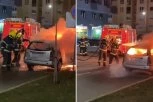 VATRA PROGURALA AUTOMOBIL U KRAGUJEVCU! Vatrogasci pokušavaju da se izbore sa buktinjom! (VIDEO)