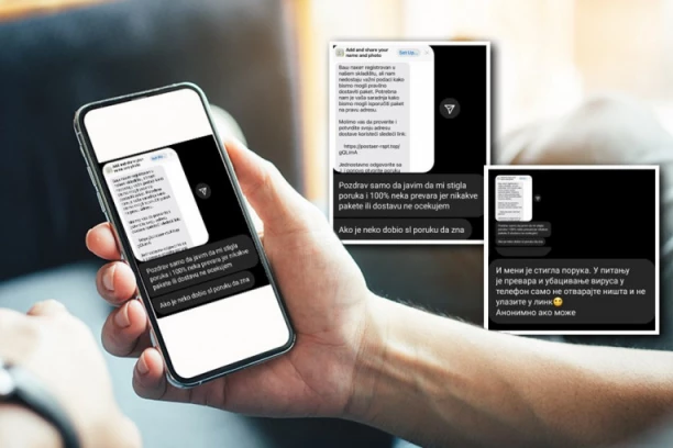 INTERNETOM KRUŽI NOVA PREVARA, JAVE DA VAM JE STIGAO PAKET, KLIKNETE NA LINK, A ONDA...Građani upozoravaju na virus koji "krade" lične podatke